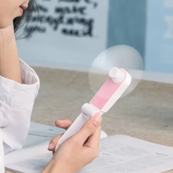 Usb Mini Fold Fan Electric Portable Hold Small Air Cooler Originality Charging Household Electrical Appliances Desktop Ventilado - Image 3