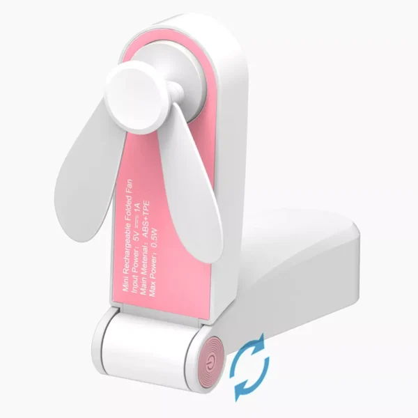 Usb Mini Fold Fan Electric Portable Hold Small Air Cooler Originality Charging Household Electrical Appliances Desktop Ventilado - Image 11